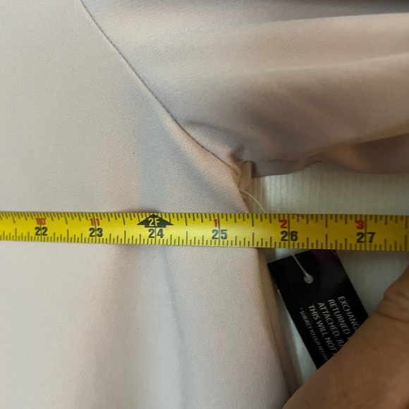 Sister Jane Blush Long Sleeve Dress with White Details - Picture 16 of 16